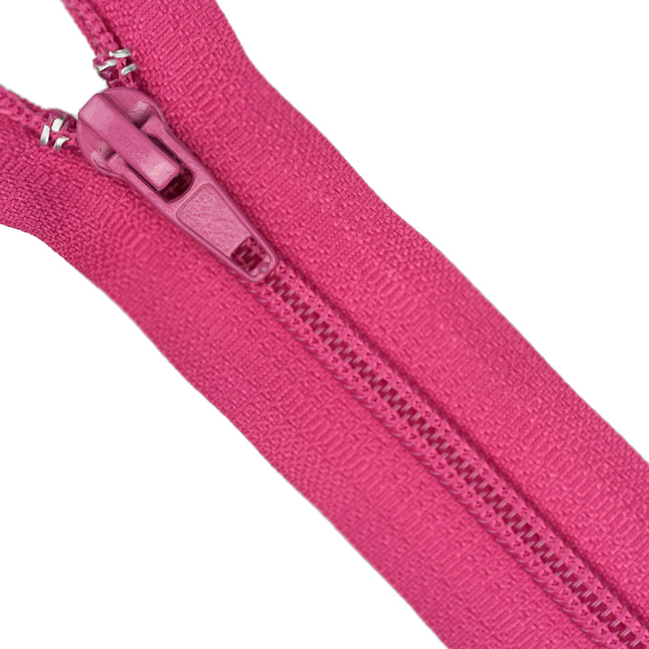 NYLON CLOSED-END NO.5 ZIP COL FUSCHIA