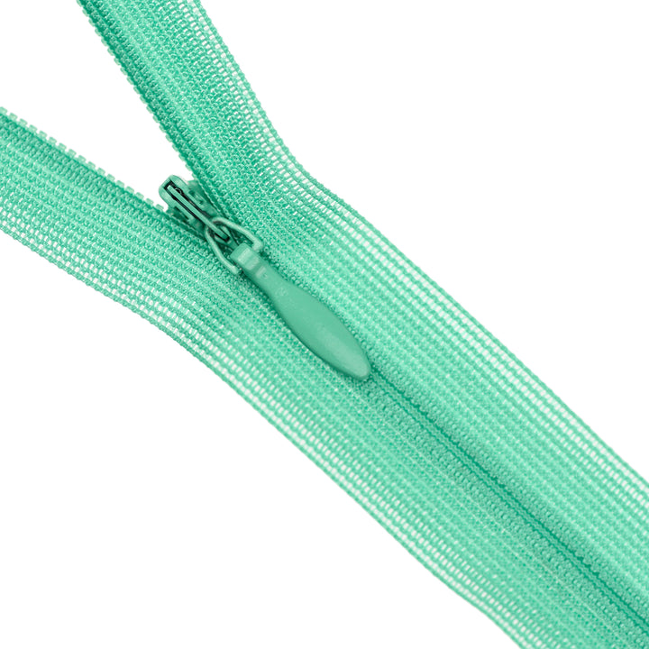 YKK INVISIBLE MESH ZIP COL 824 BRIGHT MINT