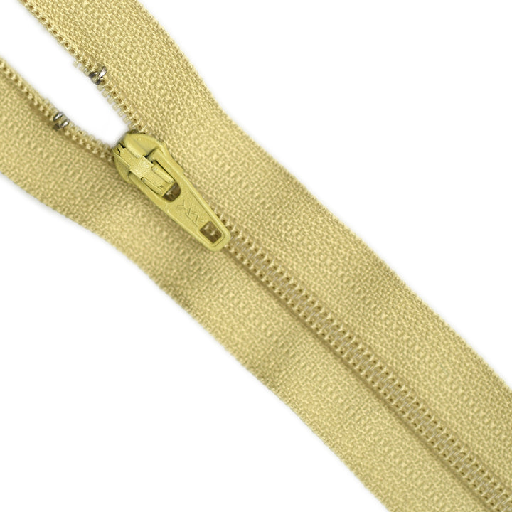 YKK NYLON CLOSED-END ZIP NO.3 COL 882 LIGHT KHAKI