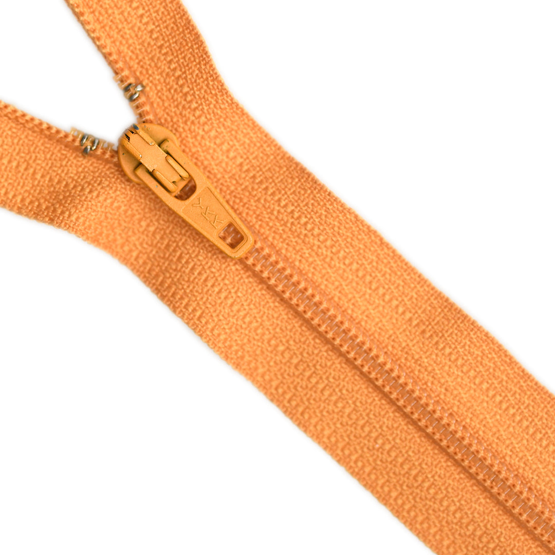 YKK NYLON CLOSED-END ZIP NO.3 COL 847 SAFFRON