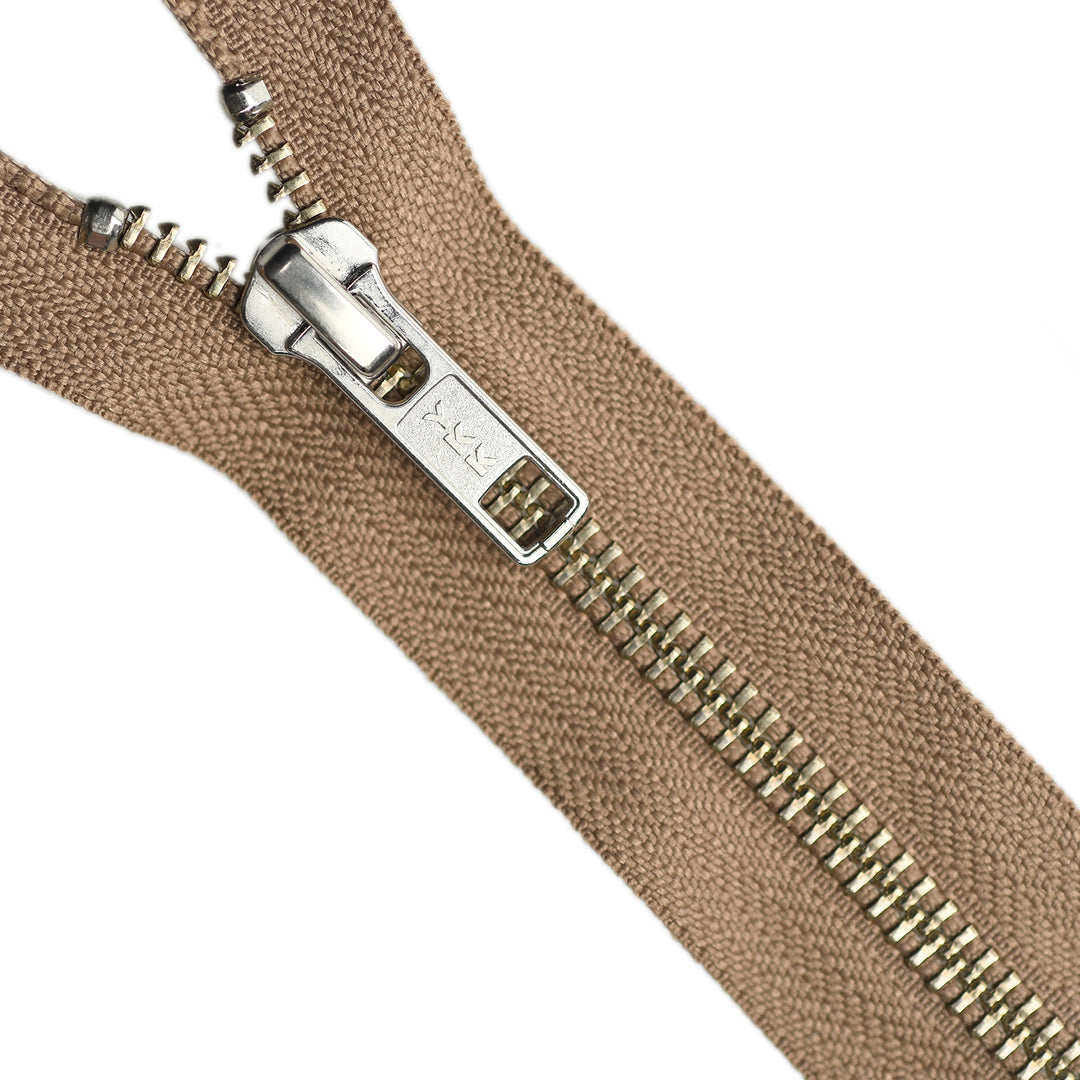 YKK METAL OPEN-END ZIP NO.5 NICKEL COL 894