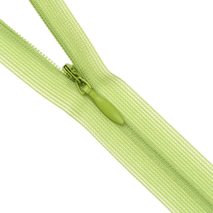 YKK INVISIBLE MESH ZIP COL 827 LIME