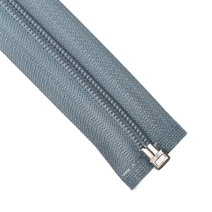 NYLON OPEN-END ZIP NO.5 COL STORM GREY