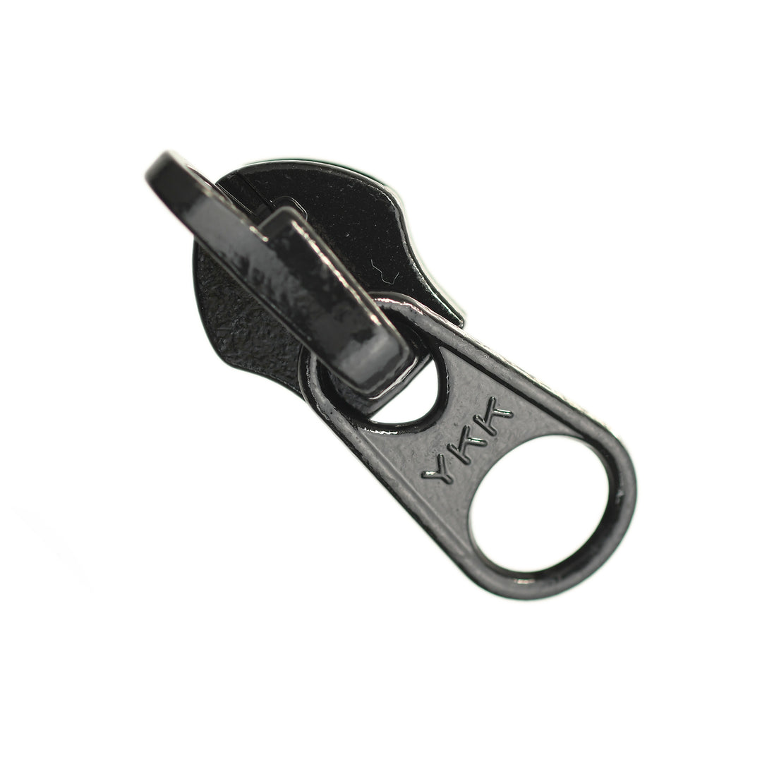 NON-LOCK PADLOCK LOOP SLIDER FOR YKK NYLON COIL ZIPS - BLACK