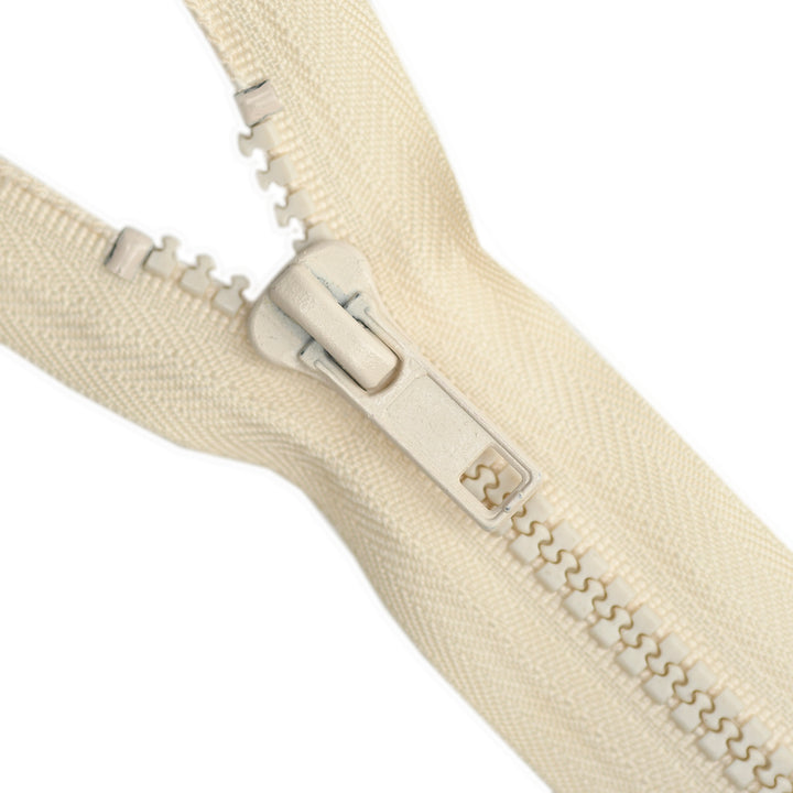 CHUNKY CLOSED-END ZIP NO.5 COL NATURAL