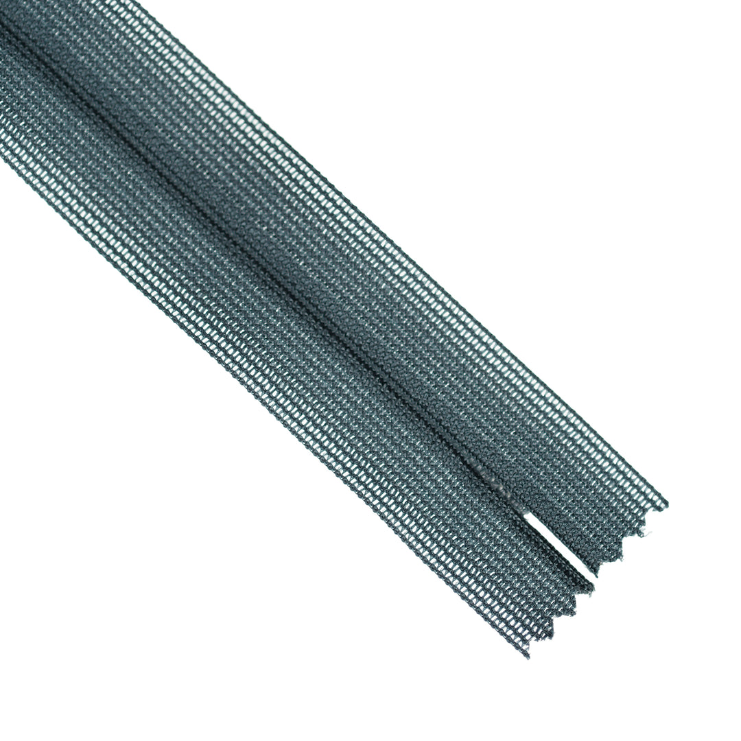 YKK INVISIBLE MESH ZIP COL 579 STEEL