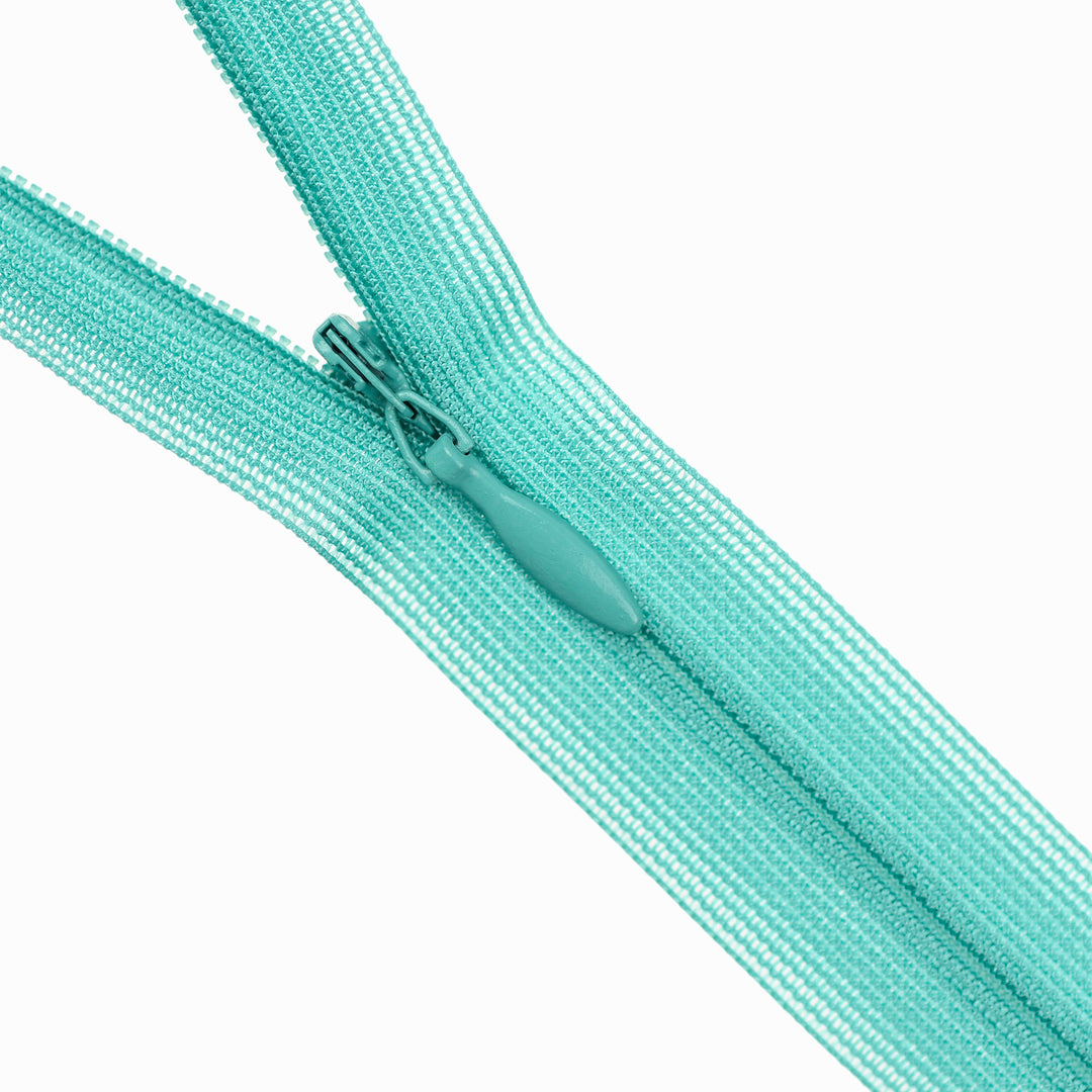 YKK INVISIBLE MESH ZIP COL 825 DUCK EGG