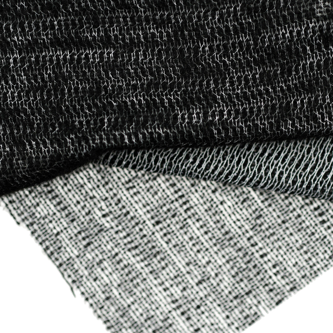 150CM WHISPER-LIGHT 65GSM LIGHTWEIGHT WOVEN WEFT FUSING CHARCOAL