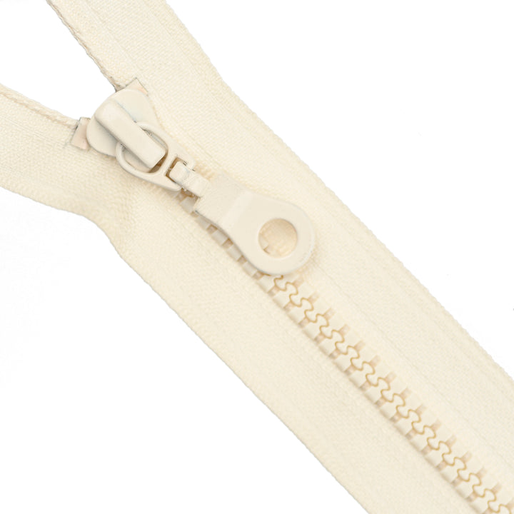 CHUNKY CLOSED-END ZIP NO.5 COL NATURAL