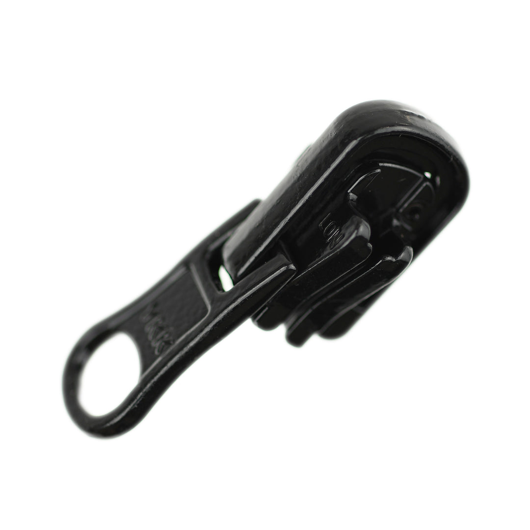 REVERSIBLE SLIDER FOR YKK VISLON ZIPS - BLACK