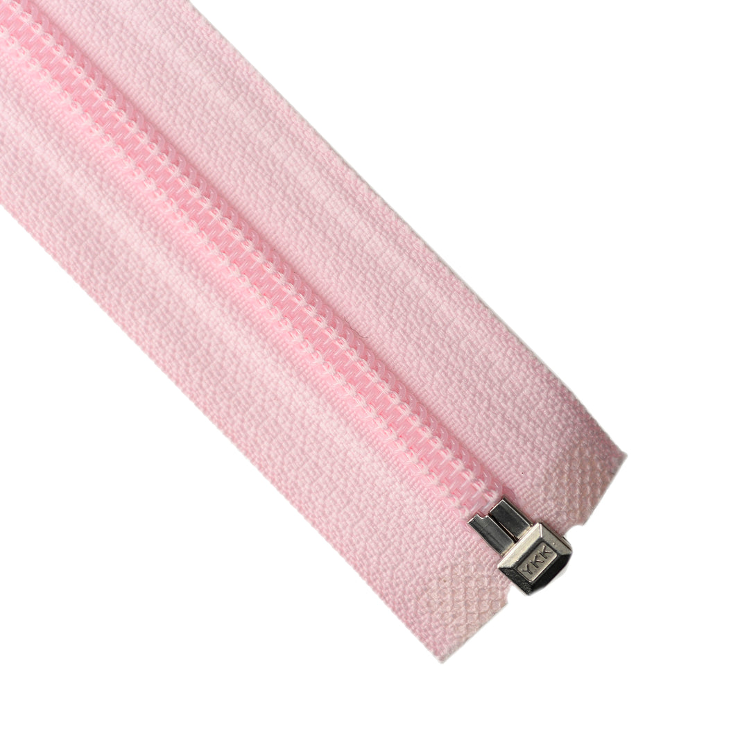 NYLON OPEN-END ZIP NO.5 COL BABY PINK