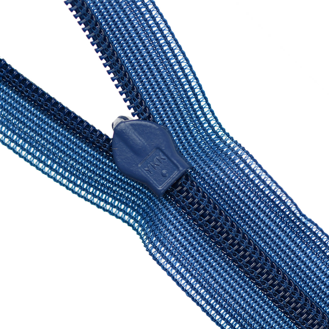 YKK INVISIBLE MESH ZIP COL 558 FRENCH BLUE