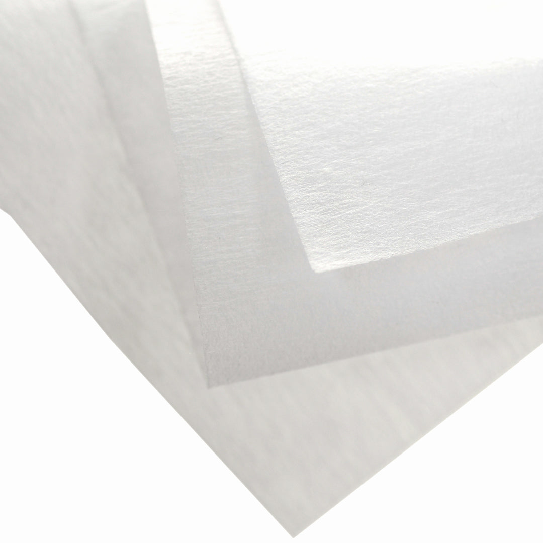 100CM MEDIUM-WEIGHT SEW-IN NON-WOVEN LINING (SUITABLE FOR TRACING) WHITE