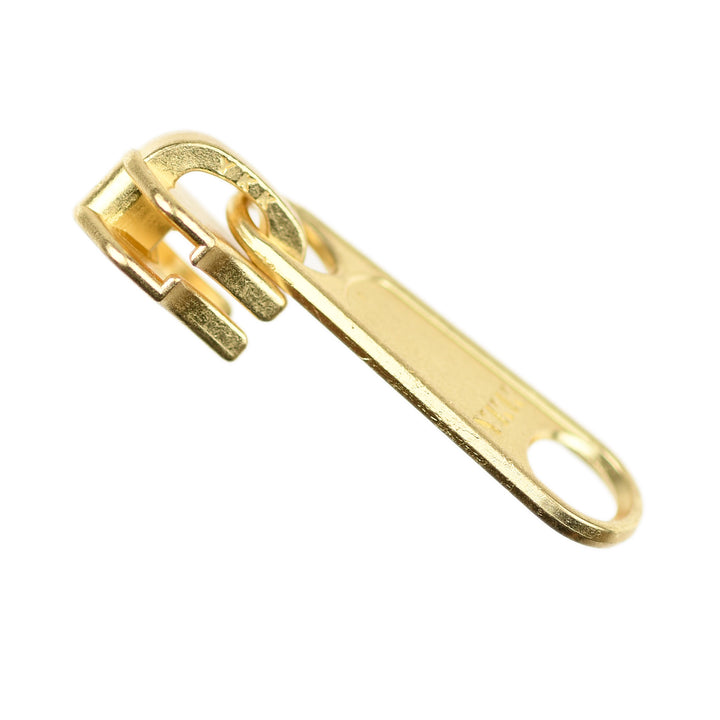 NON-LOCK LONG SLIDER FOR YKK METAL ZIPS - GOLD