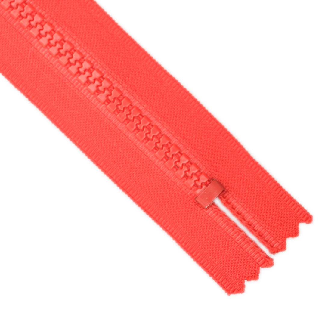 CHUNKY CLOSED-END ZIP NO.5 COL RED