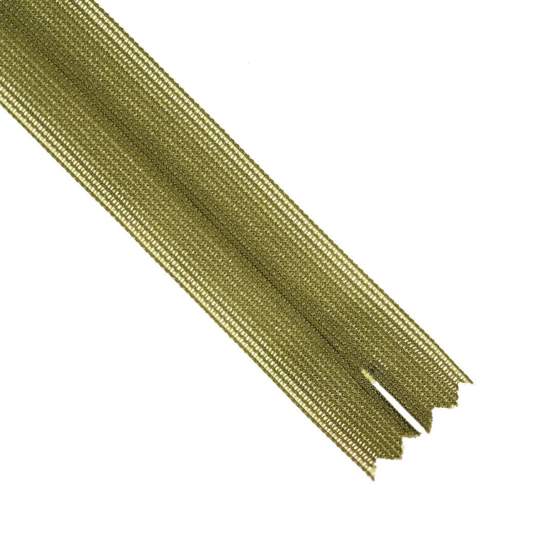 YKK INVISIBLE MESH ZIP COL 888 CROCODILE