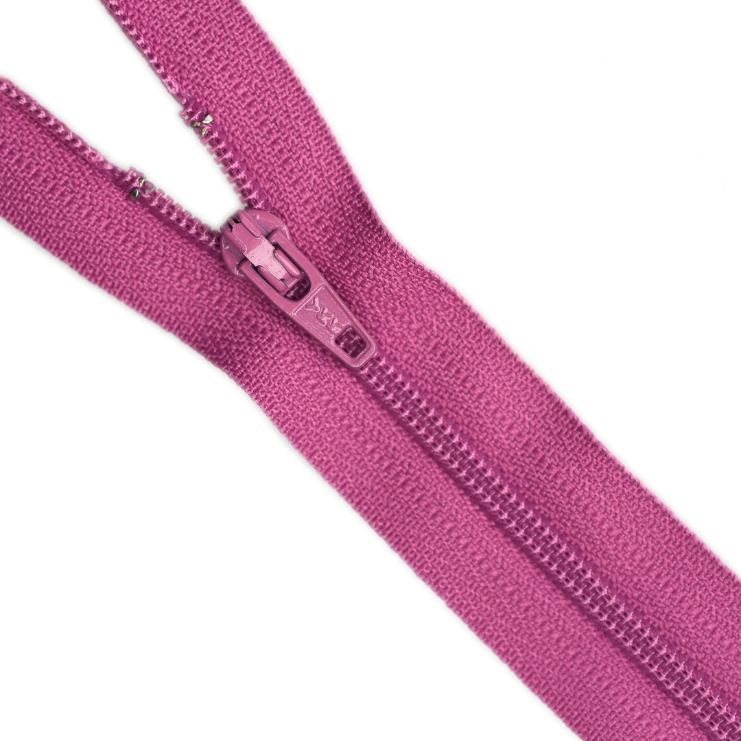 YKK NYLON CLOSED-END ZIP NO.3 COL 524 ORCHID