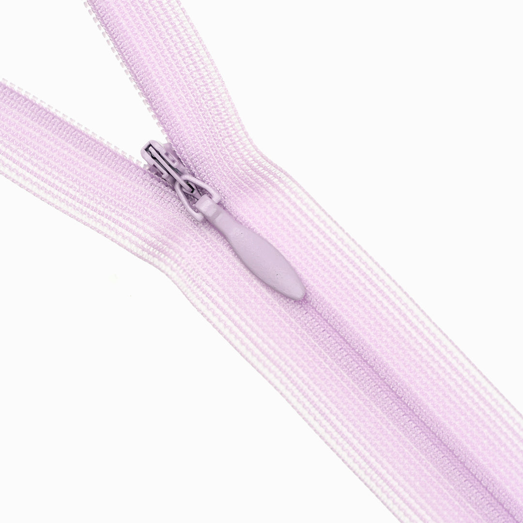 YKK INVISIBLE MESH ZIP COL 552 AMETHYST