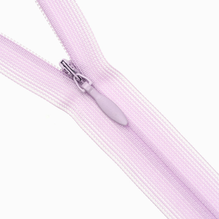 YKK INVISIBLE MESH ZIP COL 552 AMETHYST