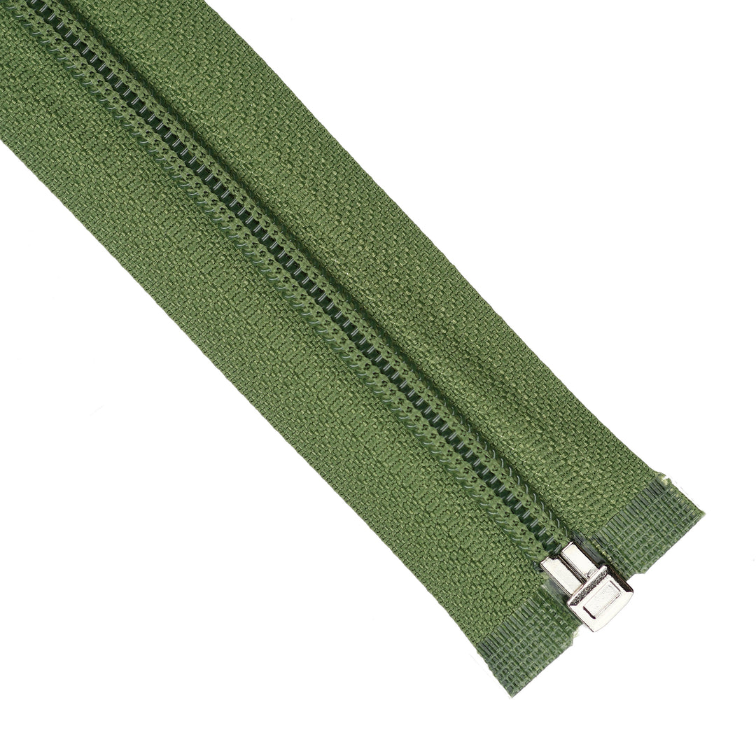 NYLON OPEN-END ZIP NO.5 COL MARTINI OLIVE