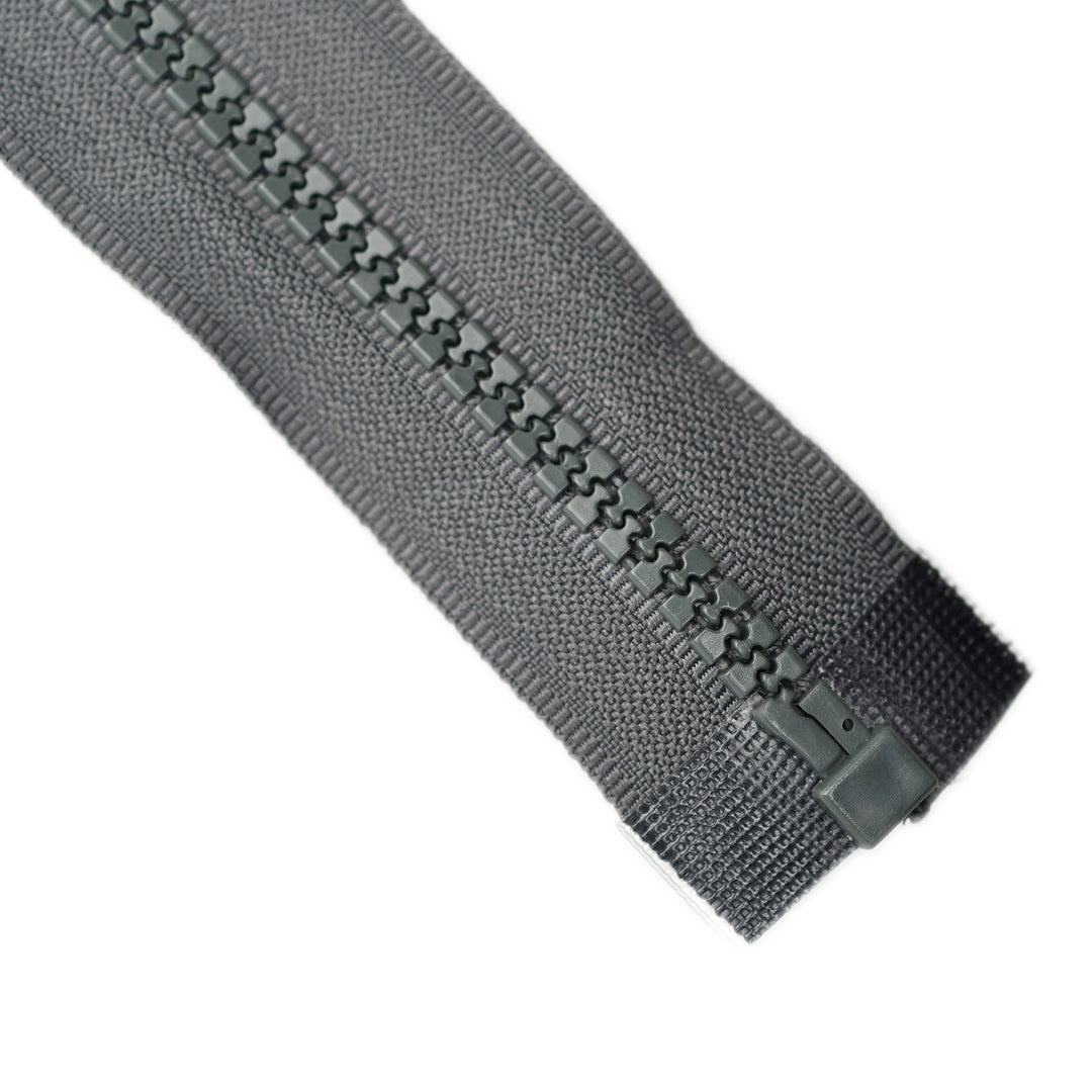 CHUNKY OPEN-END ZIP NO.5 COL ELEPHANT