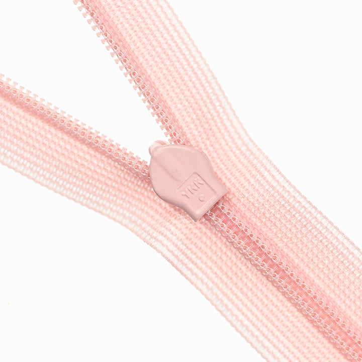 YKK INVISIBLE MESH ZIP COL 851 PEACH