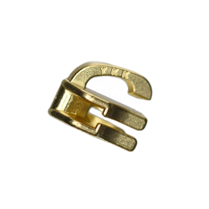 NON-LOCK CROWN SLIDER FOR YKK METAL ZIPS - GOLD