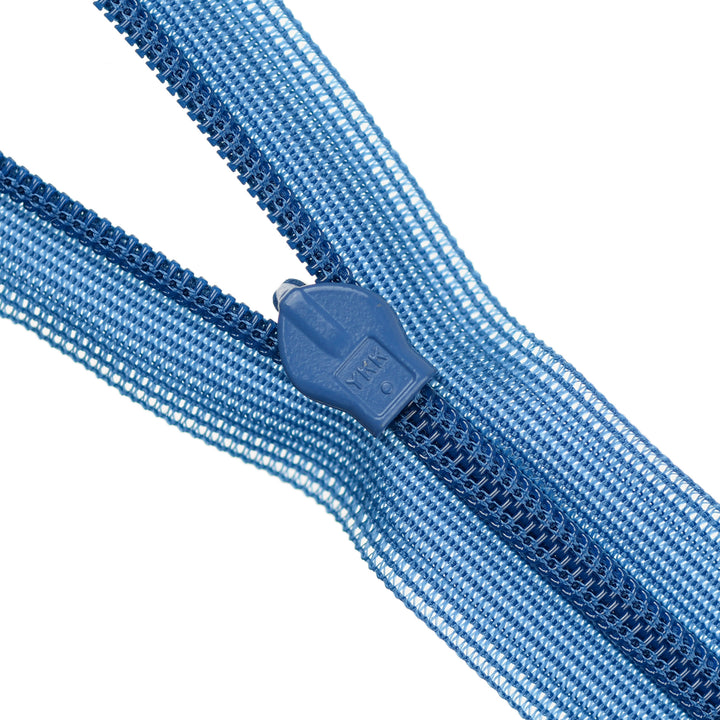 YKK INVISIBLE MESH ZIP COL 557 TRUE BLUE