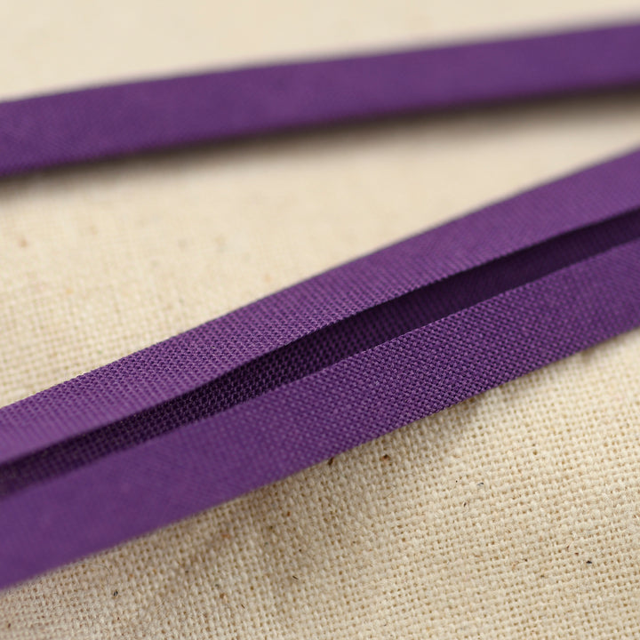 POLY-COTTON BIAS BINDING PURPLE