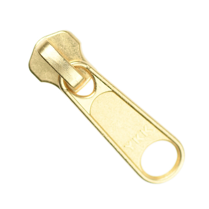 NON-LOCK LONG SLIDER FOR YKK METAL ZIPS - GOLD