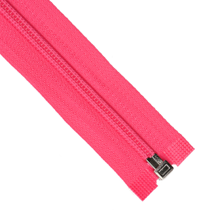 NYLON OPEN-END ZIP NO.5 COL HOT PINK