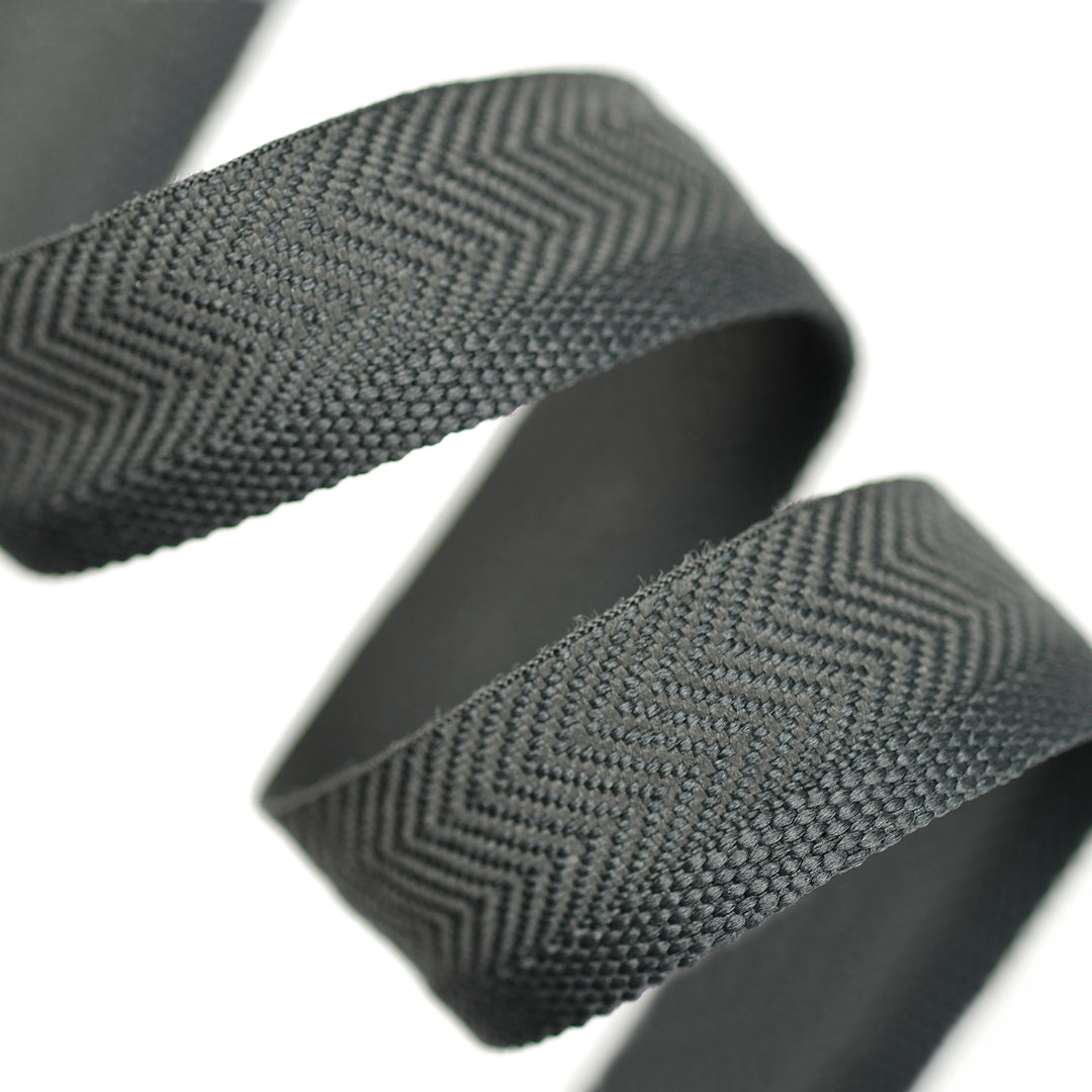 15MM KICK TAPE FOR HEMMING PANTS, COATS & JACKETS CHARCOAL