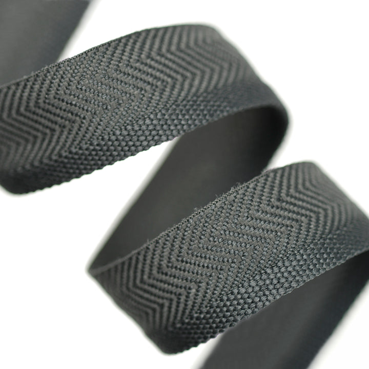 15MM KICK TAPE FOR HEMMING PANTS, COATS & JACKETS CHARCOAL