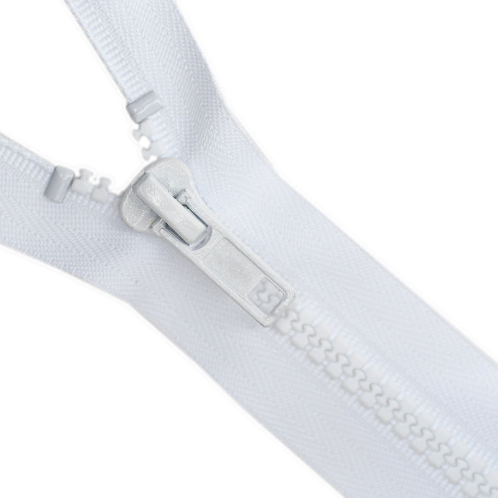 CHUNKY CLOSED-END ZIP NO.5 COL WHITE
