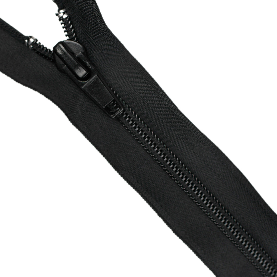 NYLON CLOSED-END ZIP NO.8 COL BLACK