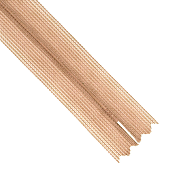 YKK INVISIBLE MESH ZIP COL 188 TOFFEE