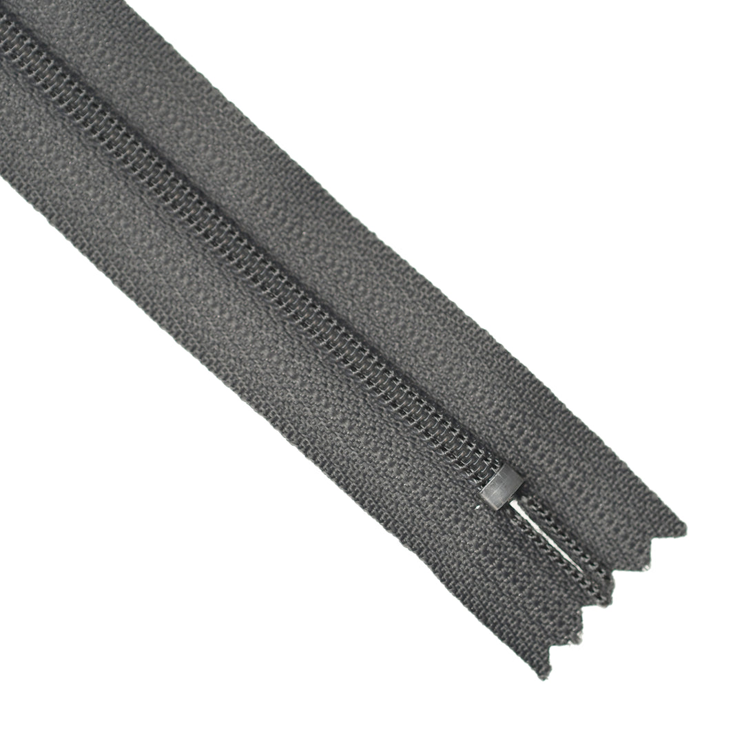 YKK NYLON CLOSED-END ZIP NO.3 COL 860 ELEPHANT GREY