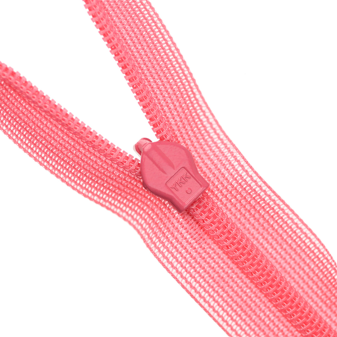 YKK INVISIBLE MESH ZIP COL 815 BLOSSOM PINK