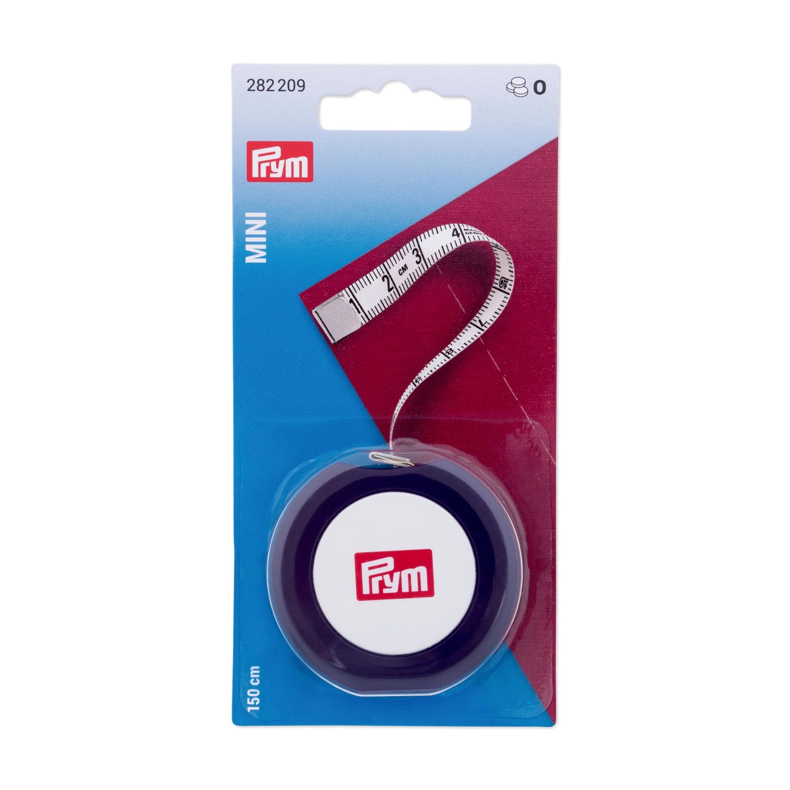  Prym mini tape measure in packaging with brand logo