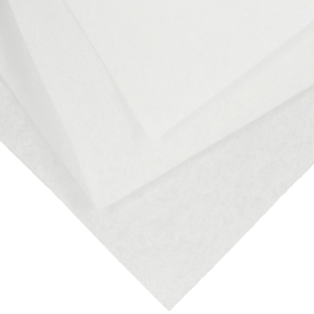 90CM 28GSM ULTRA-LIGHTWEIGHT TEAR-AWAY LINING WHITE