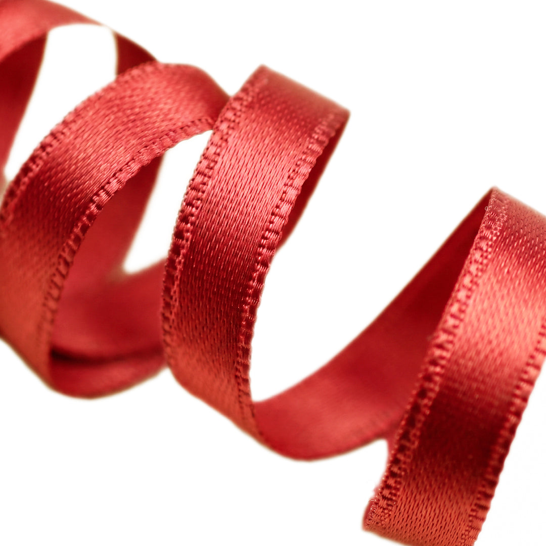 DOUBLE-SIDED SATIN RIBBON  - RED