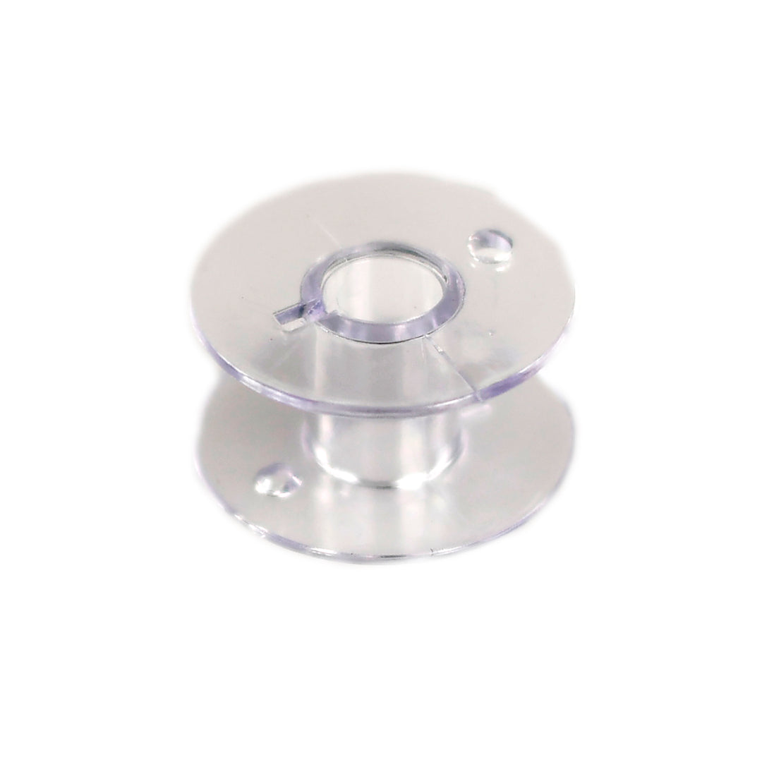 CLEAR PLASTIC BOBBINS