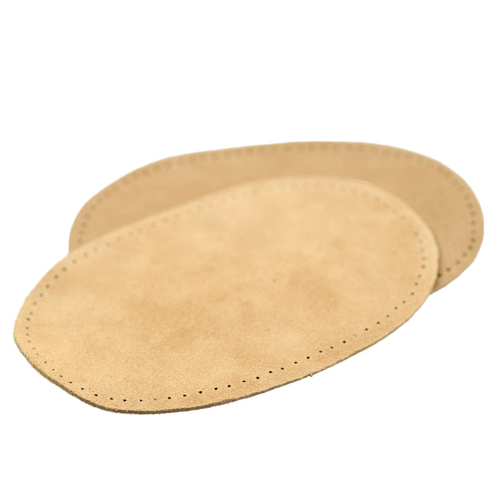 AUSTRALIAN-MADE SUEDE ELBOW PATCHES COL TAN