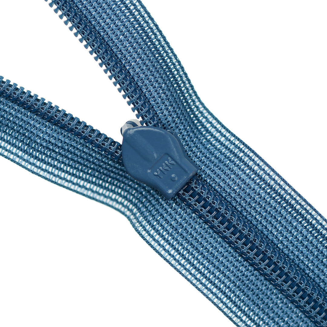 YKK INVISIBLE MESH ZIP COL 839 DENIM
