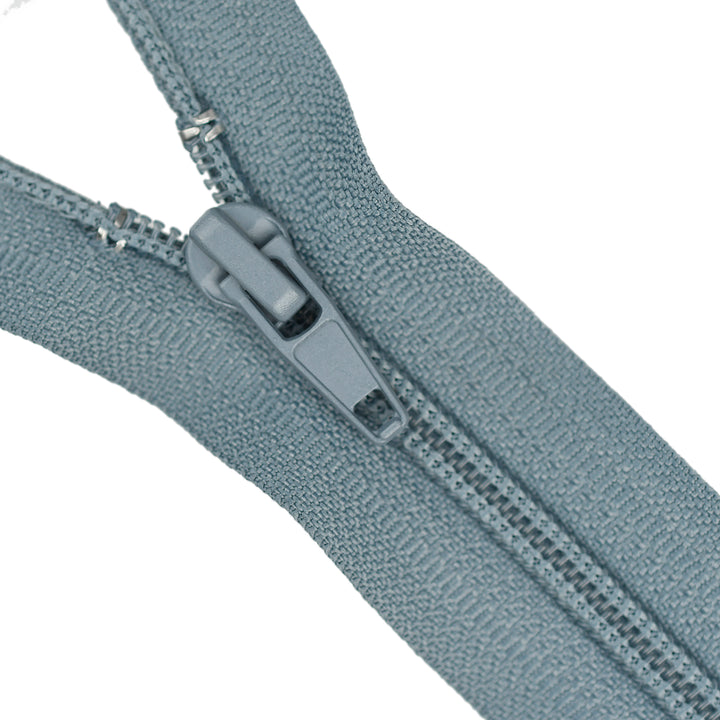NYLON NO.5 OPEN-END TWO-WAY ZIP COL GREY