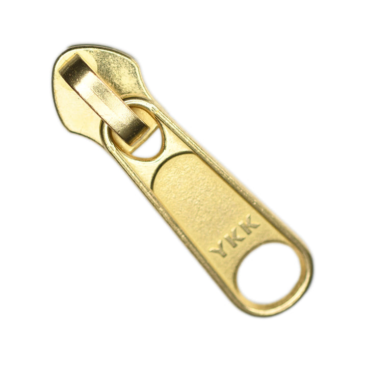 NON-LOCK LONG-PULL SLIDER FOR YKK NYLON COIL ZIPS - GOLD