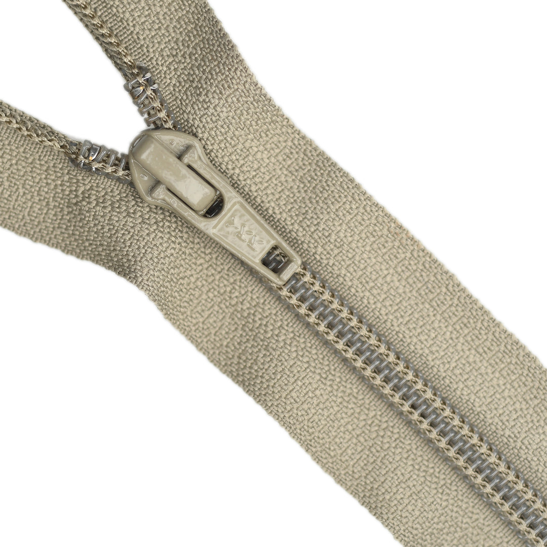 YKK NYLON OPEN-END ZIP NO.5 COL 884 TAUPE