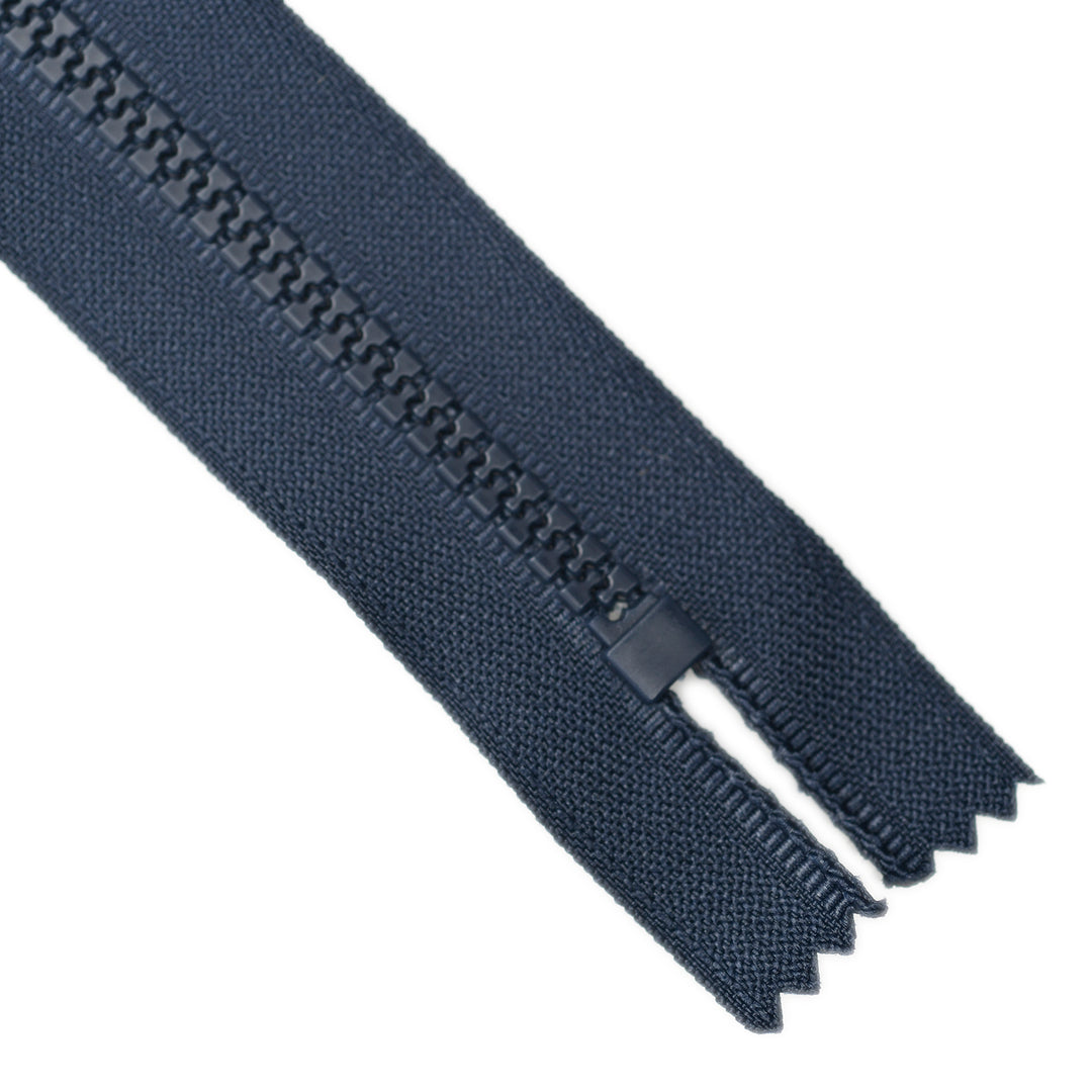 CHUNKY CLOSED-END ZIP NO.3 COL NAVY