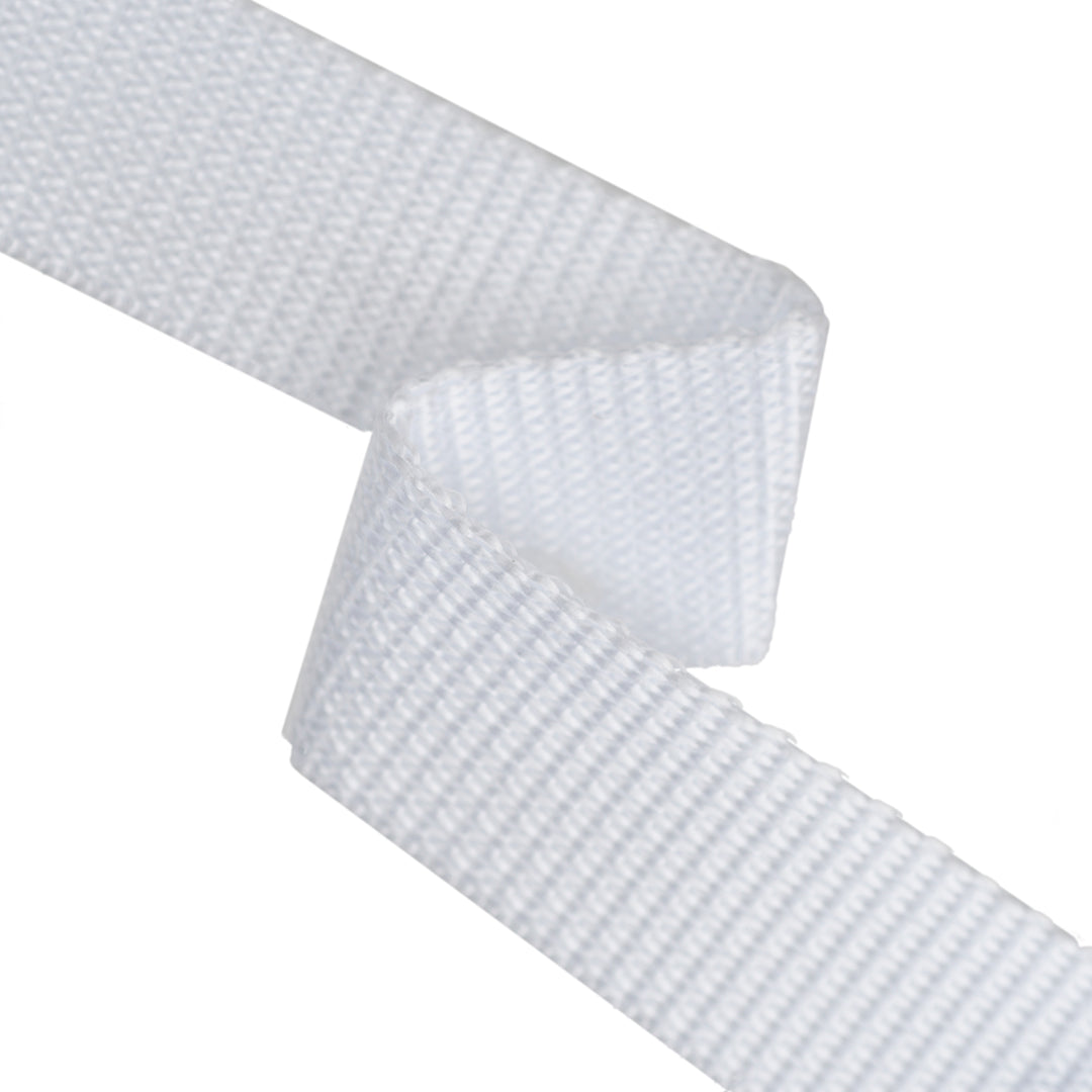 POLYPROPYLENE WEBBING WHITE