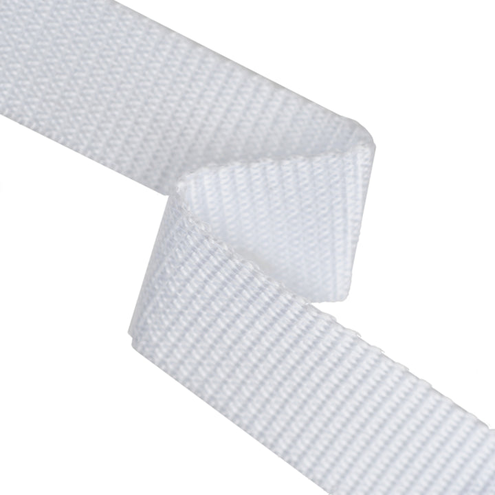 POLYPROPYLENE WEBBING WHITE